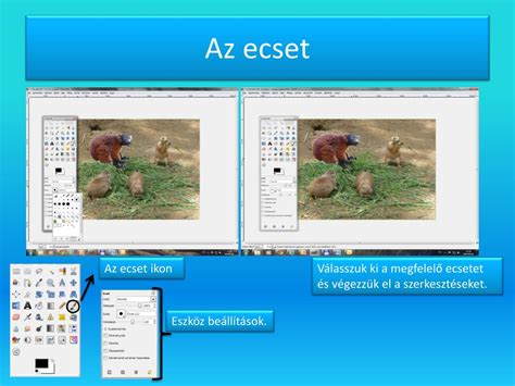 GIMP ecset beállítások az ágak rajzolásához