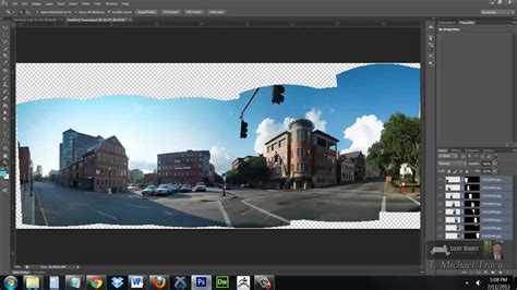 Felhasználói felület a Photoshop Photomerge funkciójához