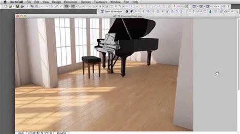 Archicad CineRender beállítások felület