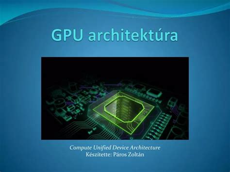 GPU architektúra