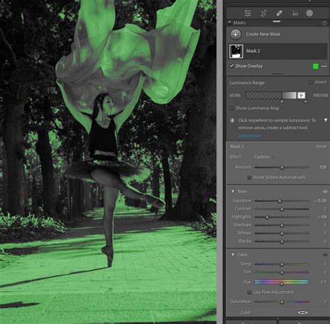 Range Mask használata Lightroomban