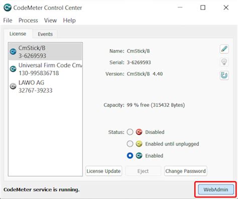 CodeMeter hardverkulcs