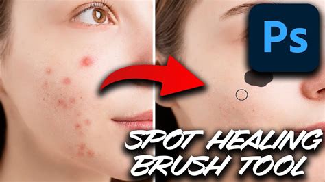 Bőrhibák javítása GIMP-ben Spot Healing Brush eszközzel