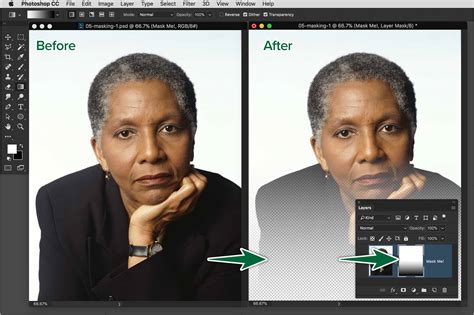 Photoshop layer mask example
