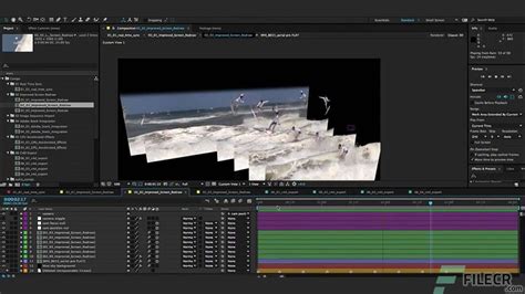 Adobe After Effects felület