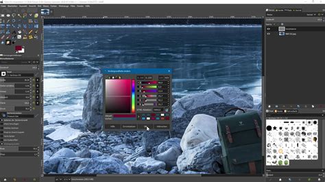 GIMP kitöltő eszköz és beállításai