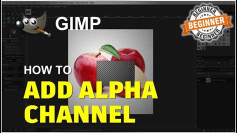 GIMP Alpha csatorna létrehozása