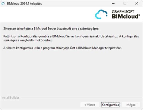 BIMcloud Manager mappa kezelés