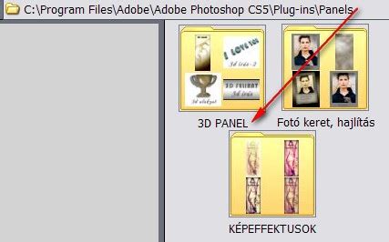 Photoshop műveletek panel