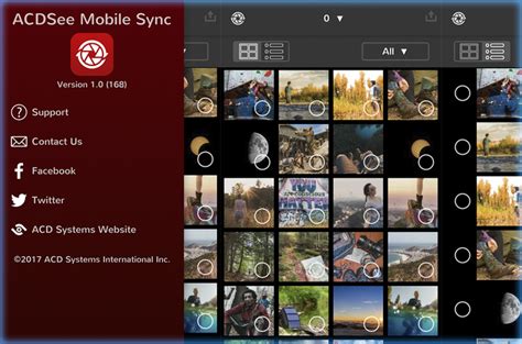 ACDSee Mobile Sync funkció