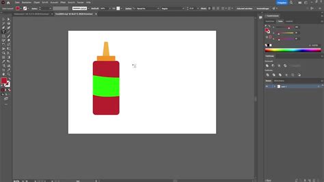 Adobe Illustrator körvonalazott szöveg példa