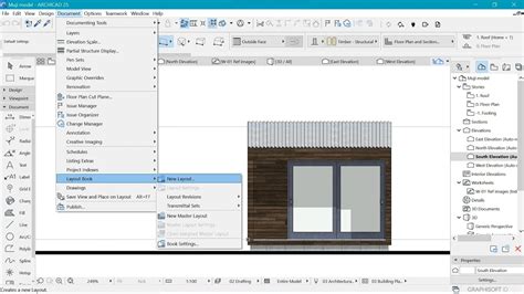 ARCHICAD fal szintkapcsolatai
