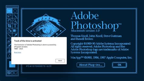 Adobe Photoshop program felülete