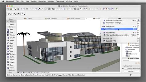 Archicad áttörés funkció illusztrációja