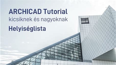 ArchiCAD helyiséglista padlóburkolat tulajdonsággal