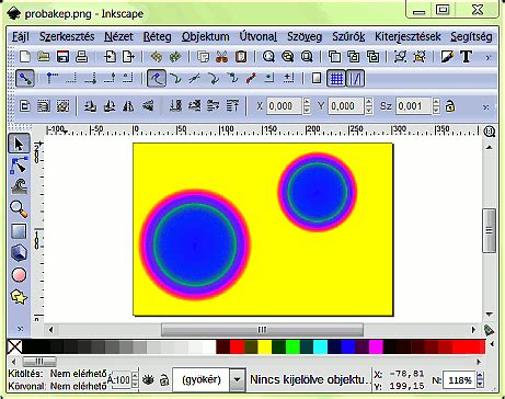 Inkscape navigációs és nagyítási parancsok infografika