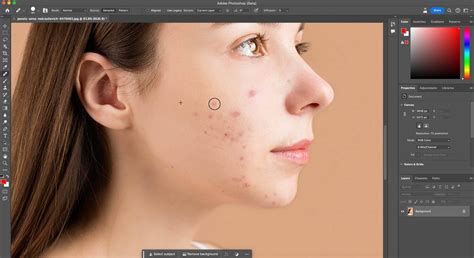 Photoshop Spot Healing Brush eszköz
