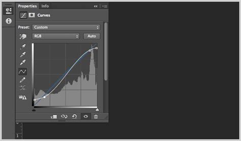 Photoshop Curves Adjustment Example