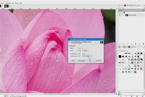 GIMP 15 fokos vonalrajzolás Ctrl és Shift gombokkal