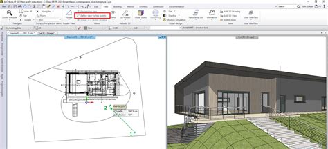 Fal vágása tetővel Archicadben