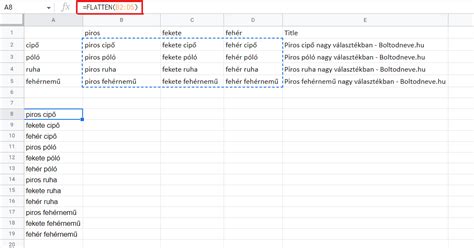 Példa pattern használatra weboldalon
