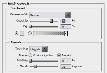 Photoshop dokumentumablak lapokkal