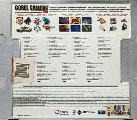 Corel GALLERY 1,000,000 kiadvány borítója