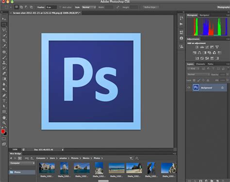 Adobe Photoshop CS6 eszköztár