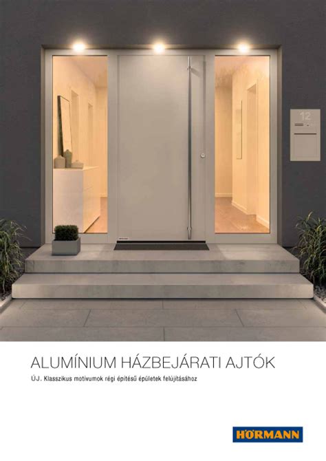 Hörmann bejárati ajtó méretei és anyagai