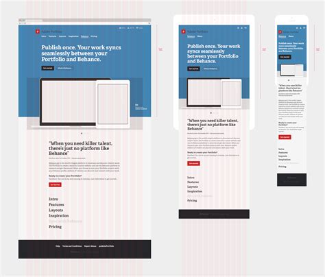 Behance ProSite példa