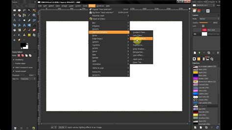 GIMP Fuzzy Select eszköz használata