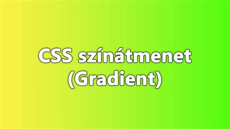 Lineáris színátmenet beállítása szövegen