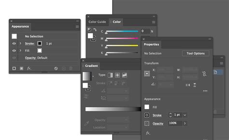 Adobe Illustrator réteg panel