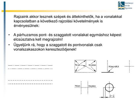 Több körvonal és szaggatott vonal beállítása