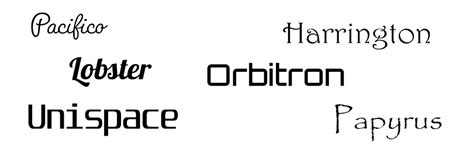 Népszerű ingyenes betűtípusok a Fontspace weboldalon