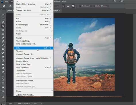 Photoshop Content Aware Fill