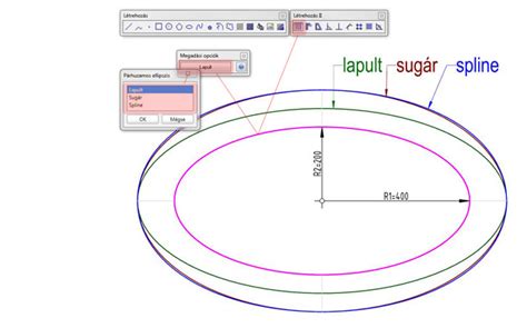 Két ellipszis metszete Inkscape-ben