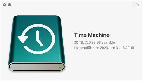 Time Machine ikon és felület