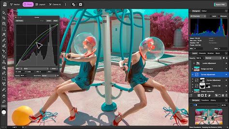 Affinity 3: Szövegkeretek összekapcsolása