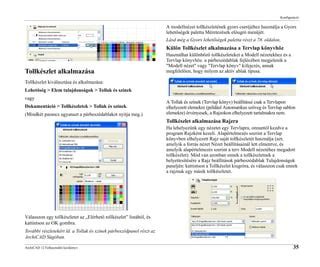 ARCHICAD 22 Tollak és színek párbeszédablak
