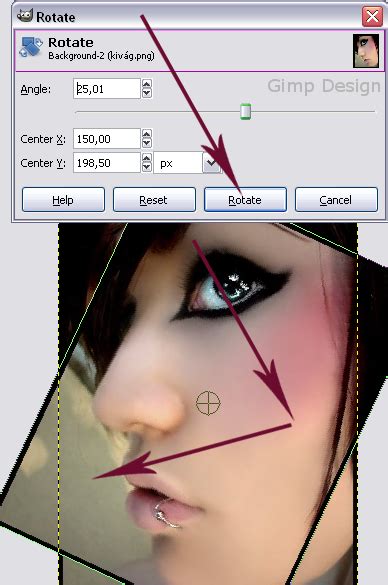 Photoshop képek forgatása