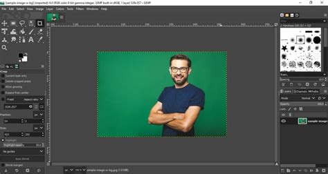 GIMP felület és rétegkezelés