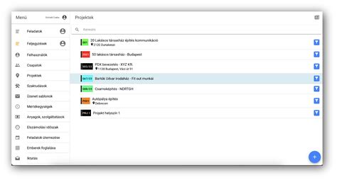 Feladatkezelő ablak