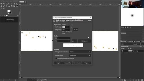 GIMP rétegek ablakának illusztrációja