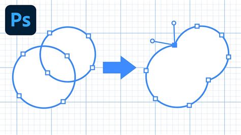 Combining shapes in Photoshop