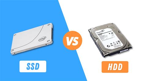 Grafikon, amely összehasonlítja a HDD és SSD sebességét