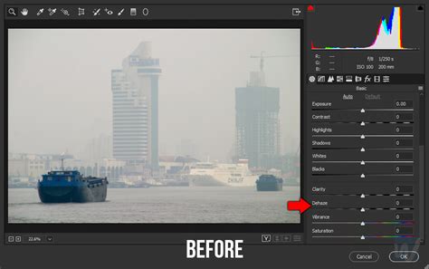 Photoshop Dehaze filter