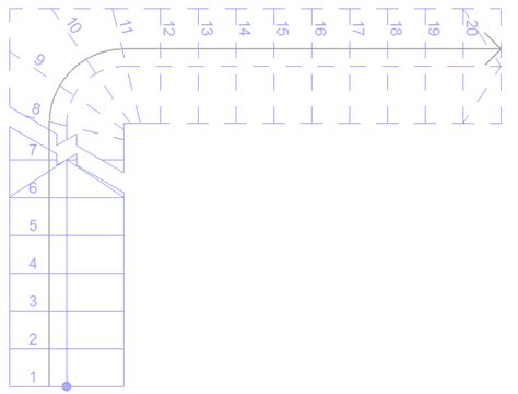 Archicad lépcső alaprajzi jel beállításai