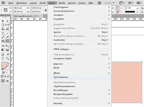 Az InDesign Forgatás eszköze