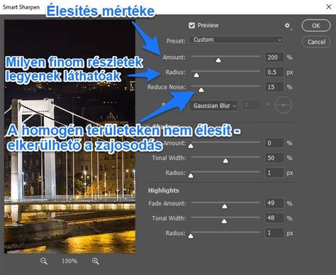 Photoshop igazítási beállítások